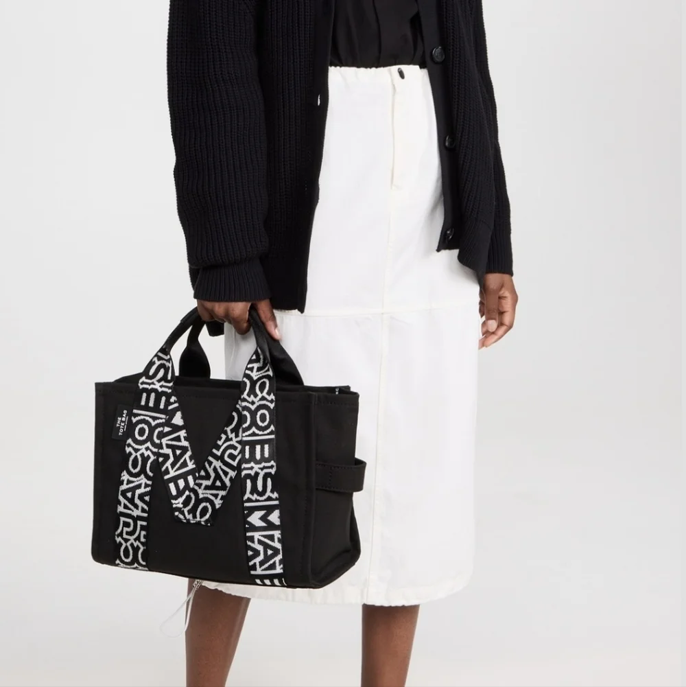 Marc Jacobs M Canvas Tote Bag
